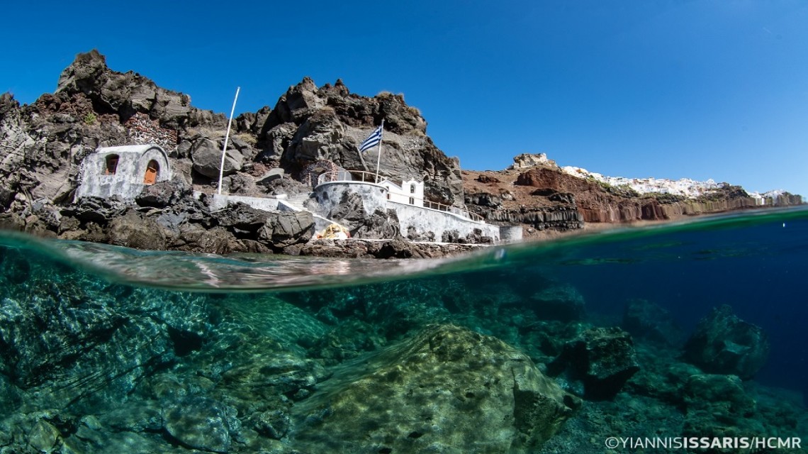 Santorini, the first mission of Hellenic Centre for Marine Research (HCMR)